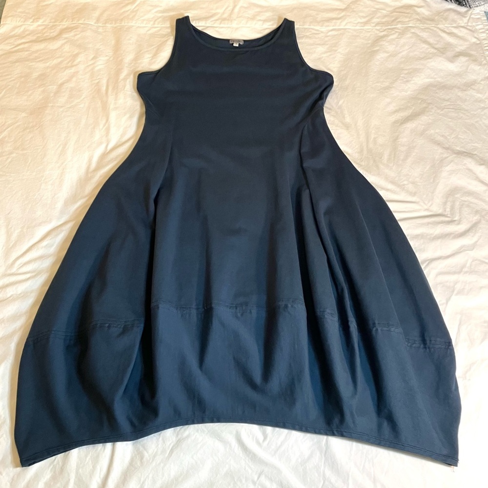 Pretty blue tank/full skirt dress, Just JLL size Small - Picture 5 of 14